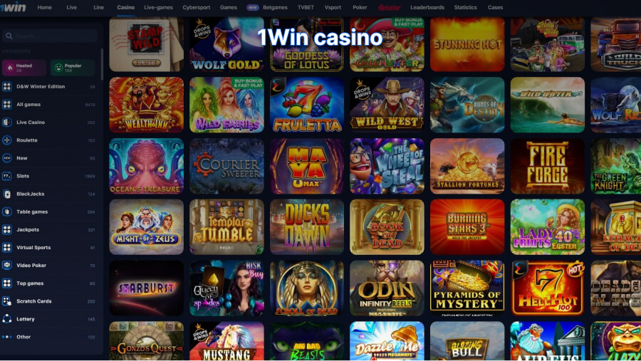 1win online casino