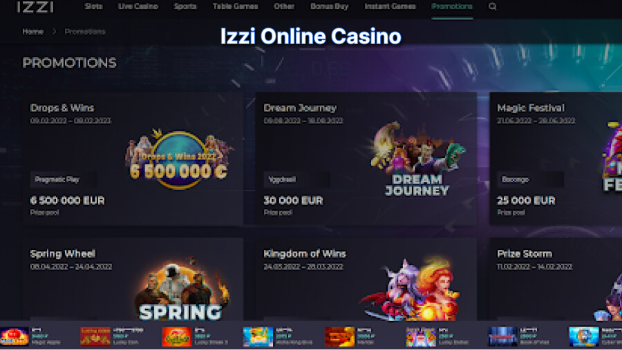 Izzi online casino